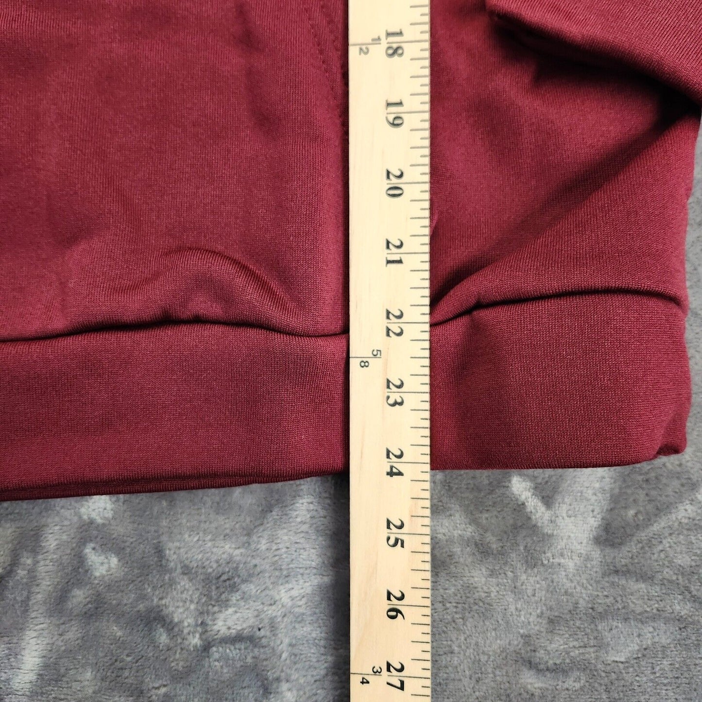 Womens Long Fleece Tracksuit Sweatshirt & Pants Maroon 3XL