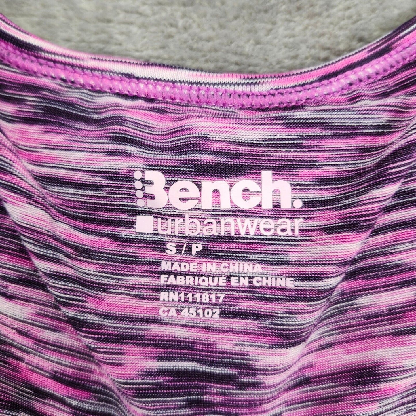 NWT Bench Urban Wear Womens Loose fit yoga tank top Purple