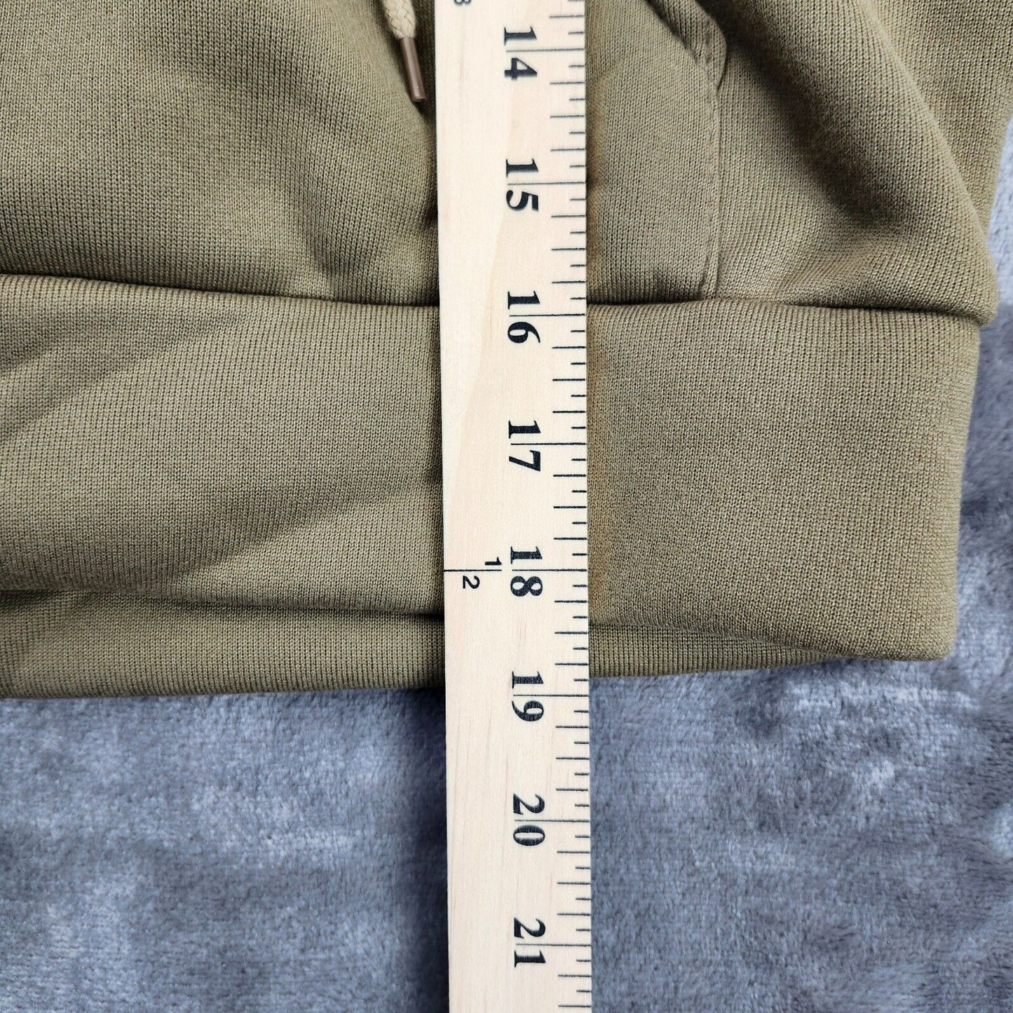 Womens Long Fleece Tracksuit Sweatshirt & Pants Olive Green XL