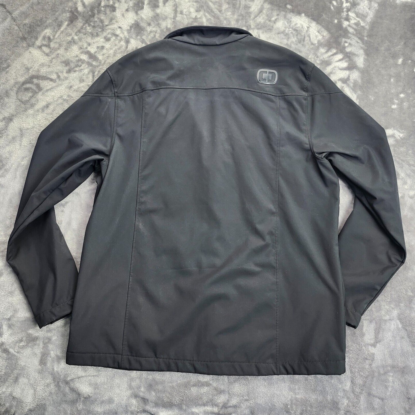 OGIO Mens Intake Windbreaker Jacket with BMW logo on sleeve black size large