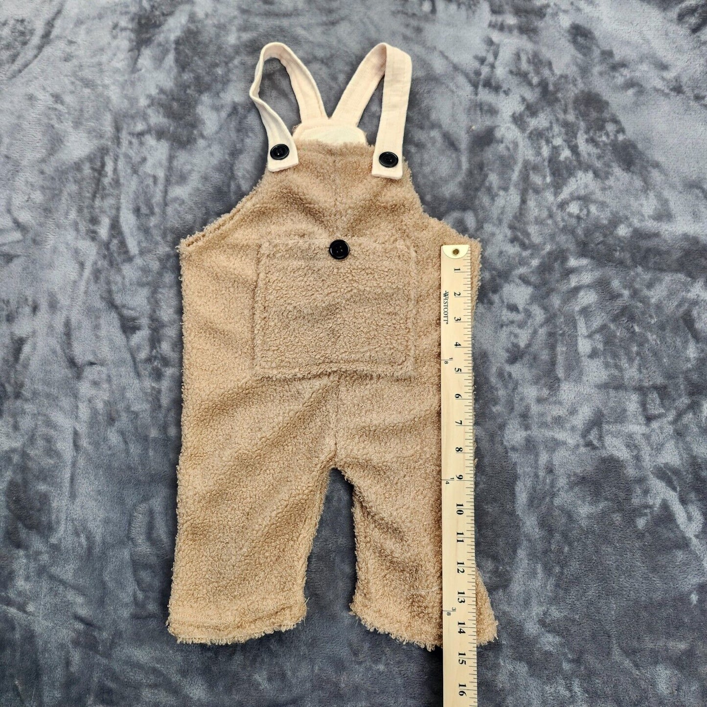 Kids Overall Warm Suspender Baby Trousers Boy Fleece Girls Pants Toddler 12-24T