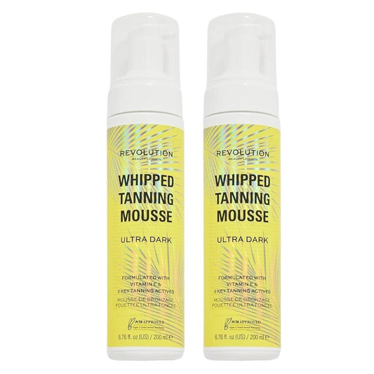 Revolution Beauty Whipped Tanning Mousse Ultra Dark 6.76oz - (2 PACK)