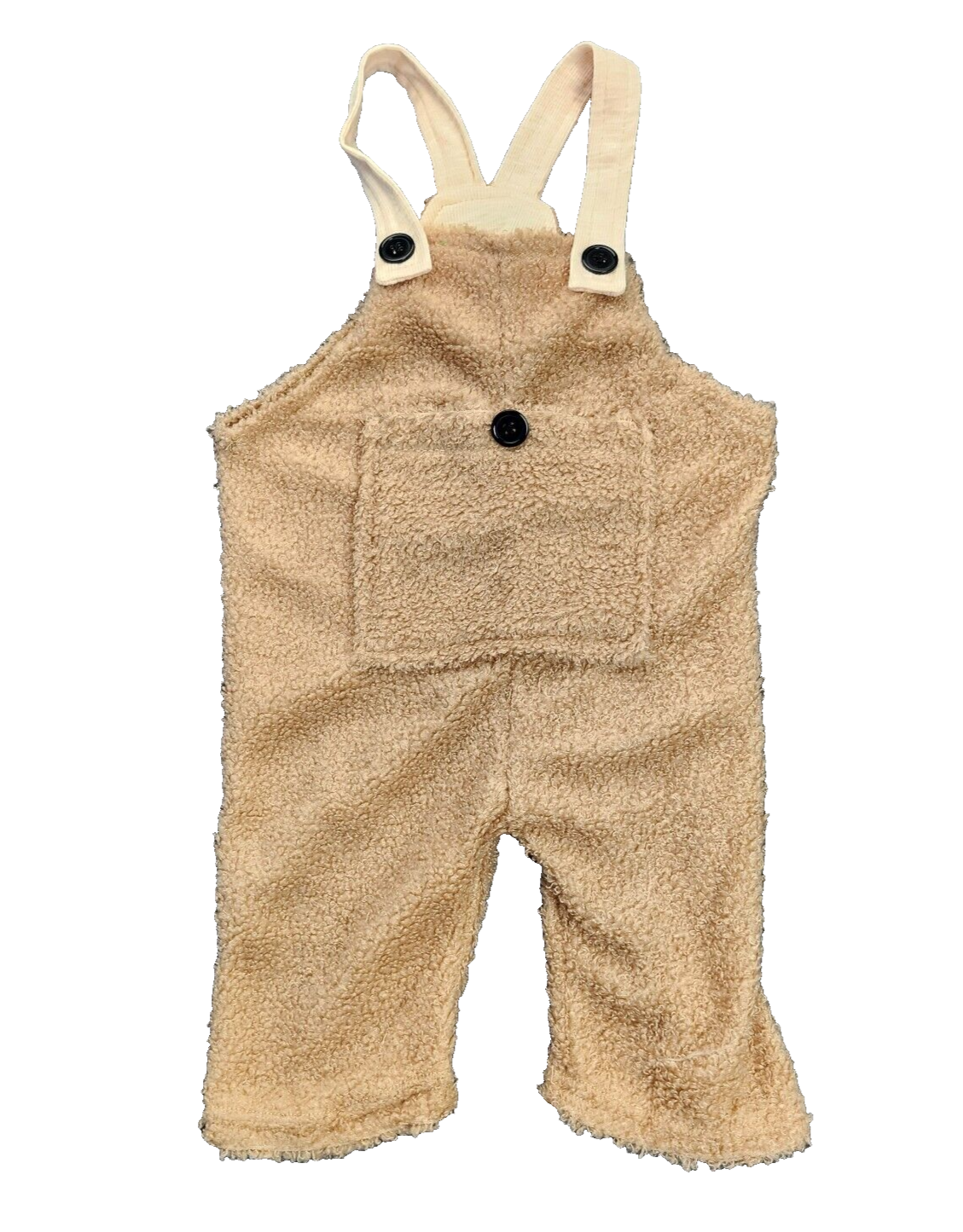 Kids Overall Warm Suspender Baby Trousers Boy Fleece Girls Pants Toddler 12-24T