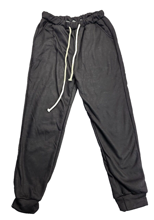 Sweatpants Women Baggy Sherpa Fleece Lined High Waist Joggers Active Size Medium