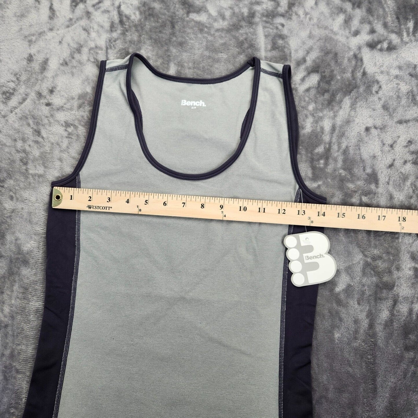 NWT Bench Urban Wear Womens Tank Top Racerback Gray Small