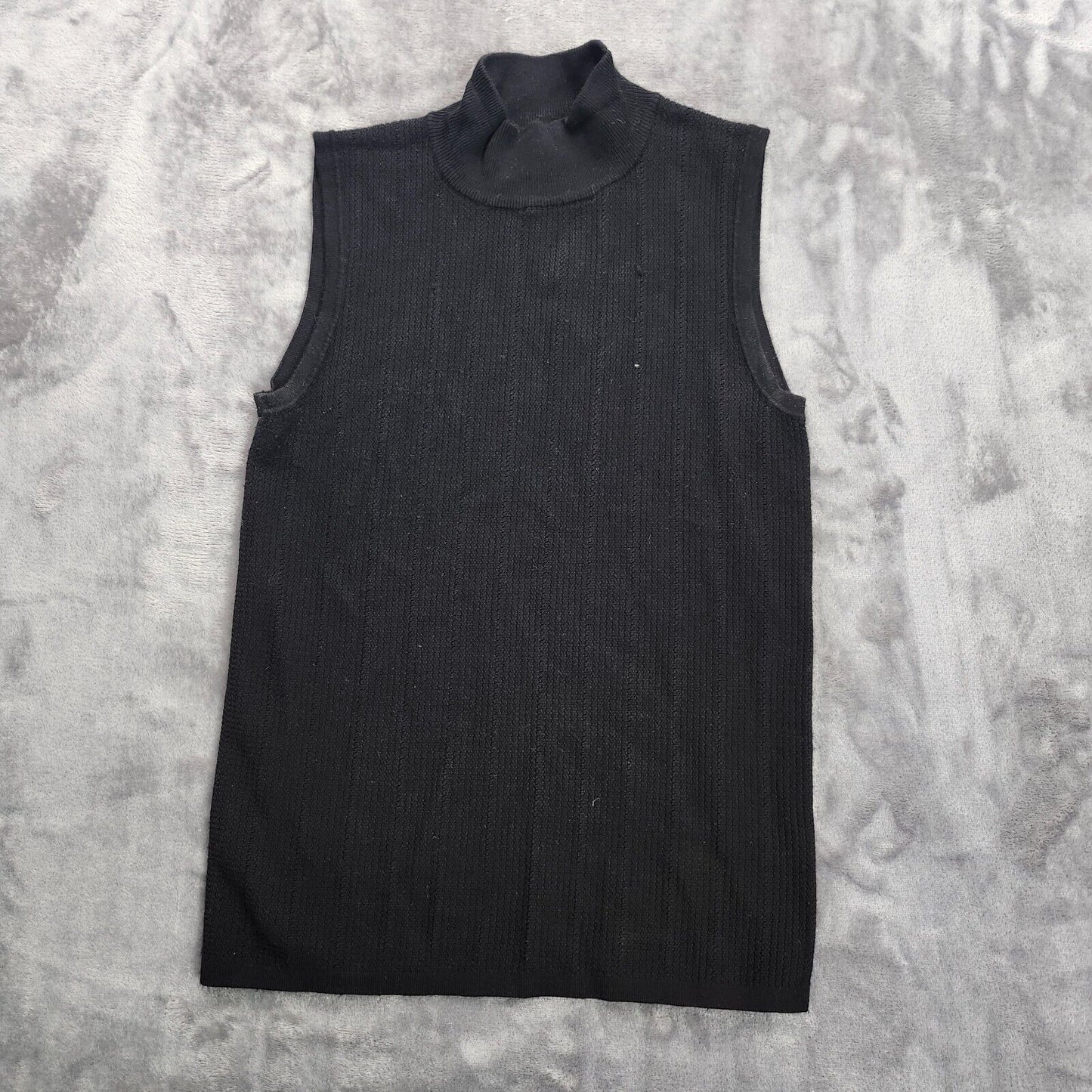 SAKS FIFTH AVENUE Womens Knit turtleneck tank top Small