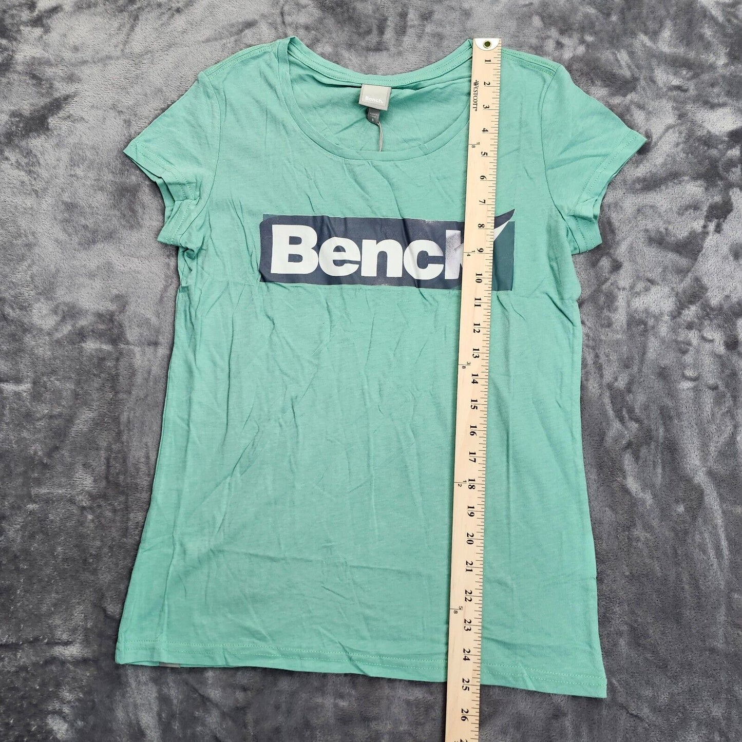 Bench Urban Wear Womens Cap sleeve T-Shirt with Logo Size Small