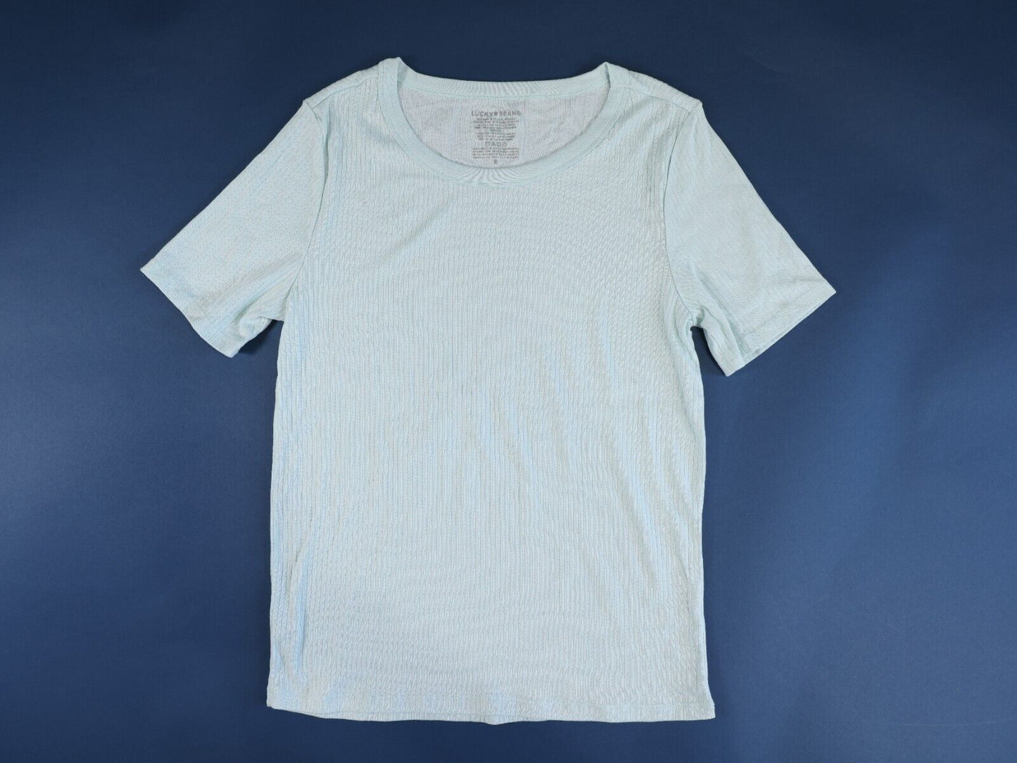 Lucky Brand Womens Soft 2 Shirts Mint Green and White Size MEDIUM