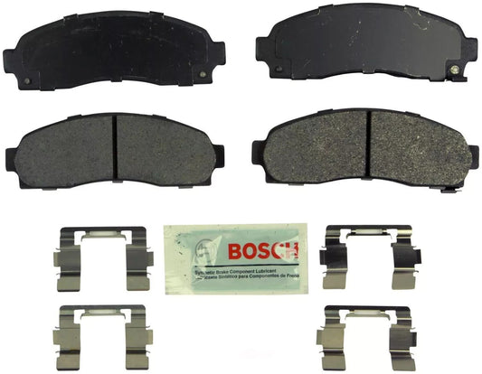 Disc Brake Pad Set-Blue Semi-Metallic Brake Pads with Hardware Bosch BE913H