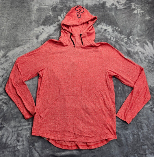 Bench Urbanwear Womens long-sleeve red hoodie with key pocket size Medium