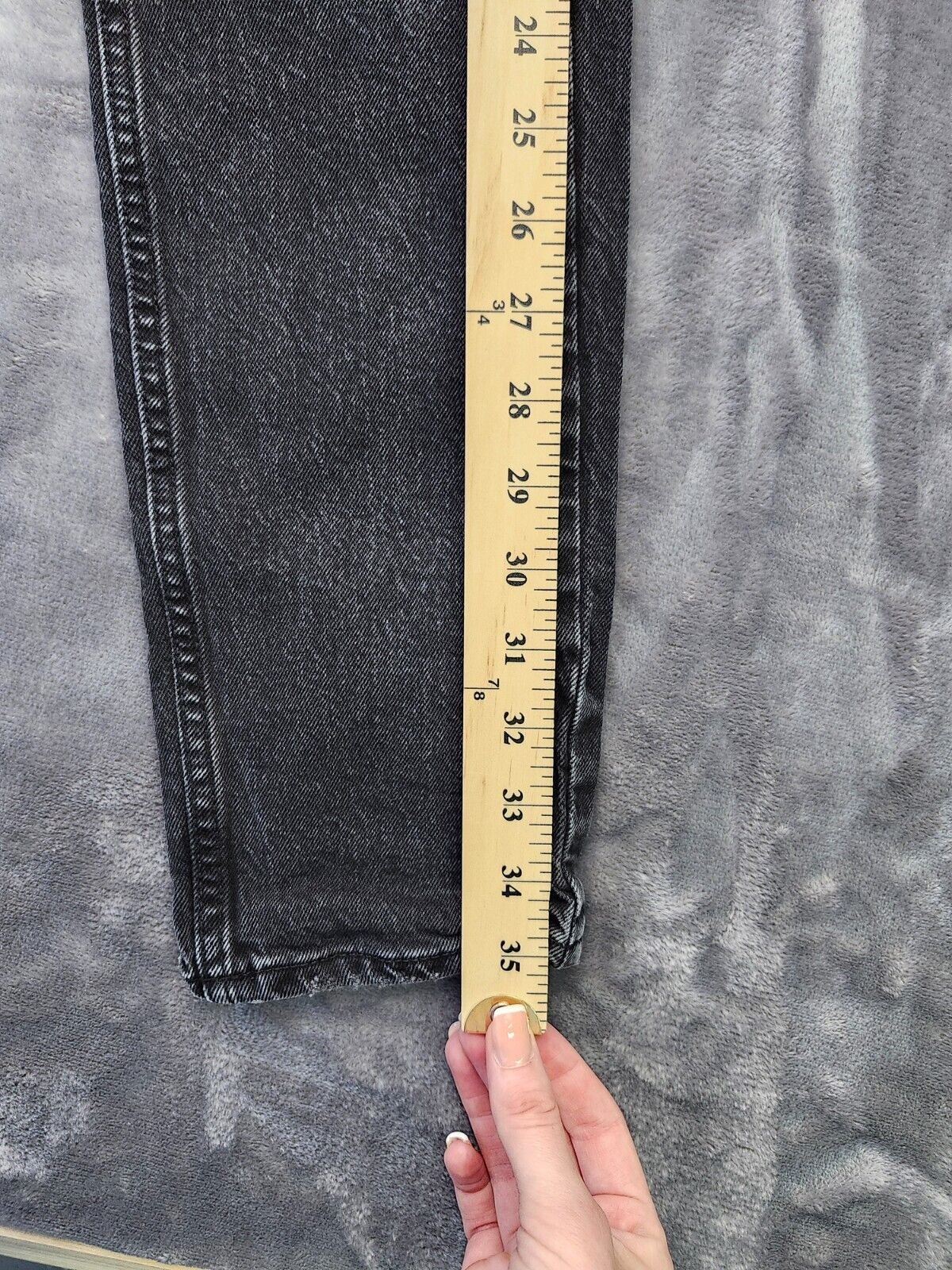 Zara Black denim Straight jeans size 2