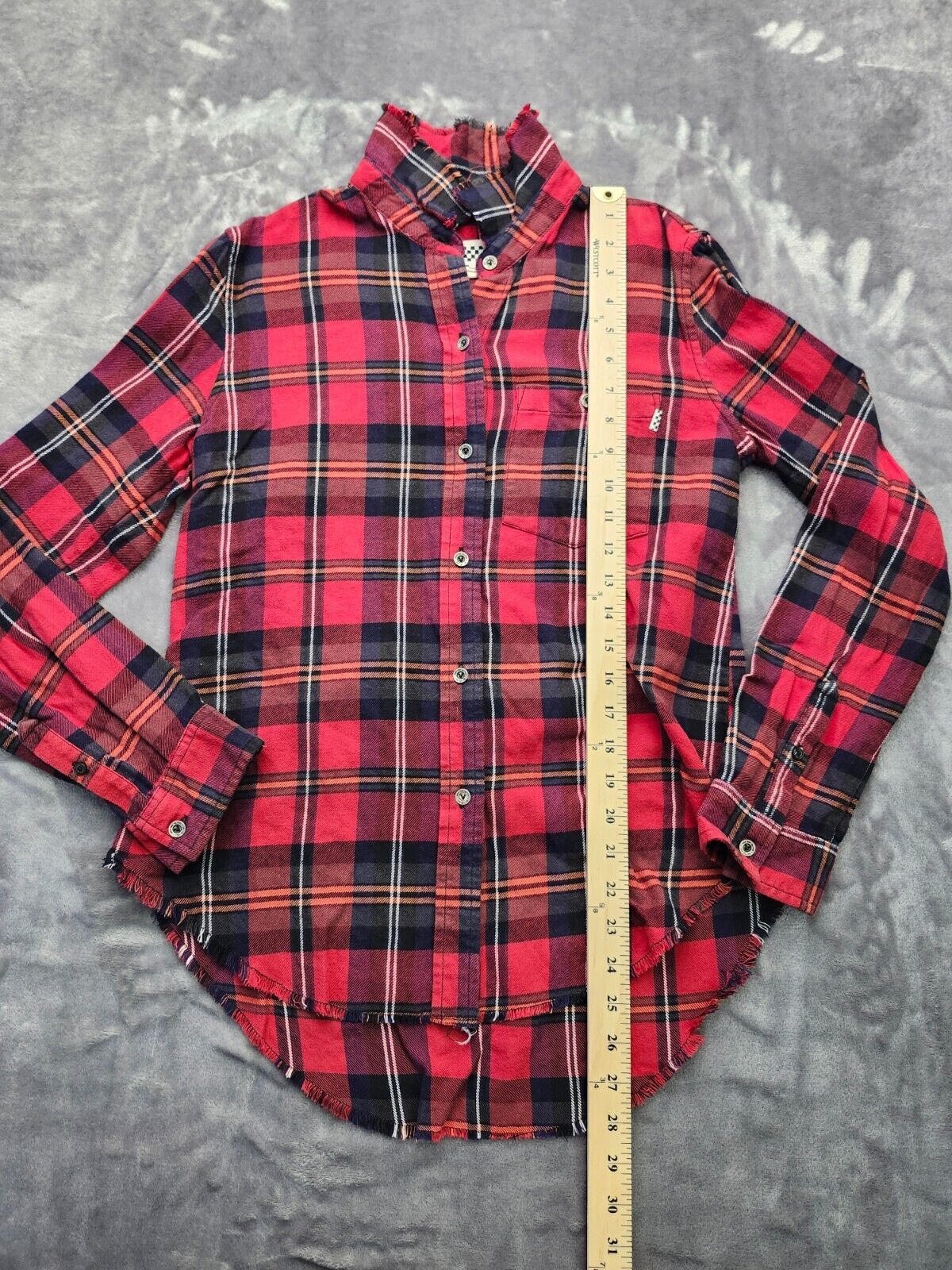 Vans Off the Wall 66 Red Flannel size Small