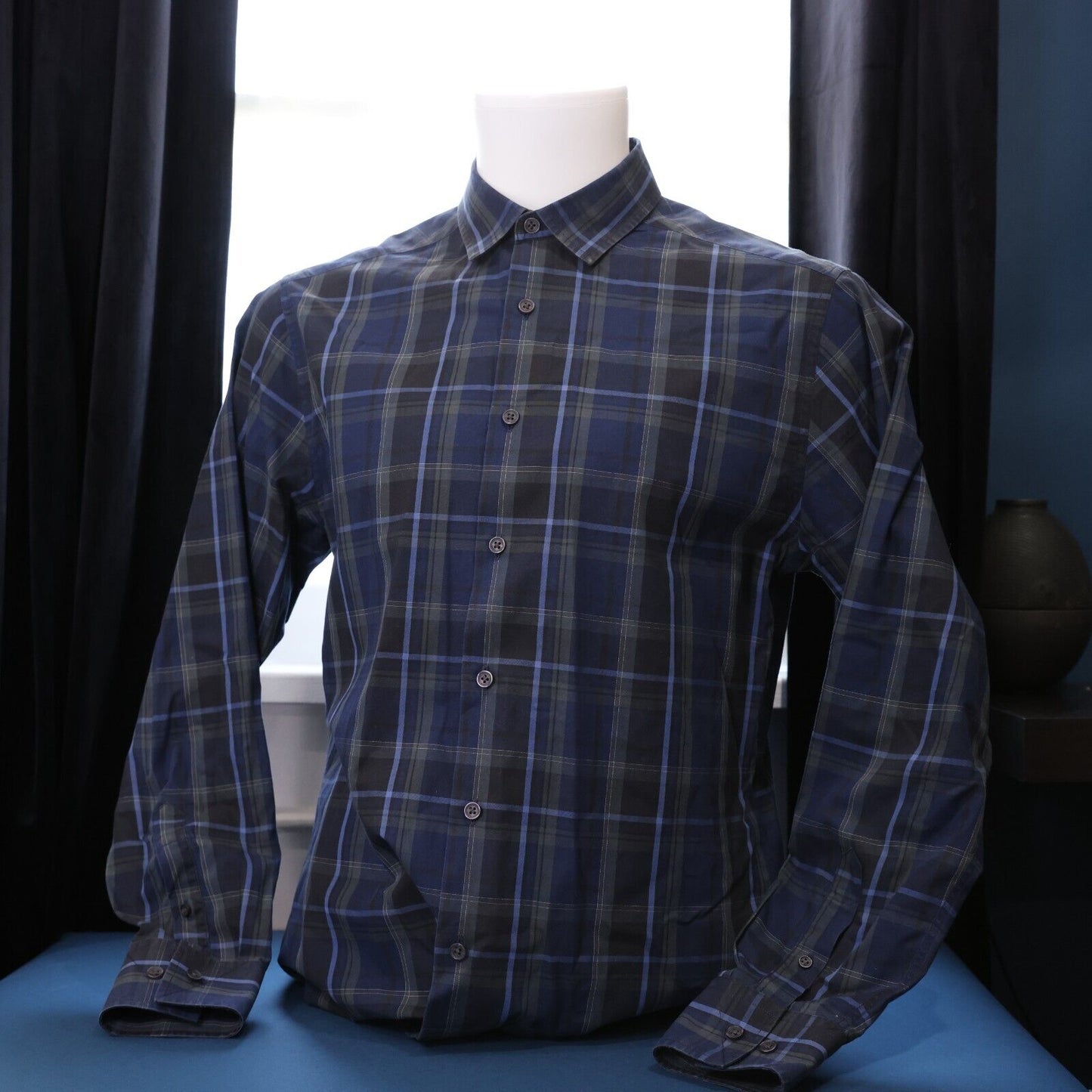 Vince Camuto Mens Casual Button Down Shirt MEDIUM