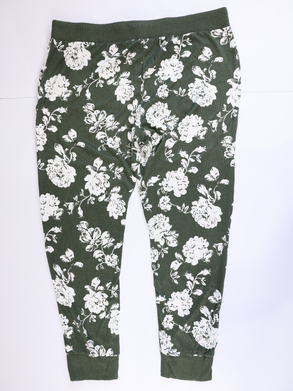 Honeydew Women’s Size XXL Green Olive Floral Super Soft 2 Piece Set Pajamas