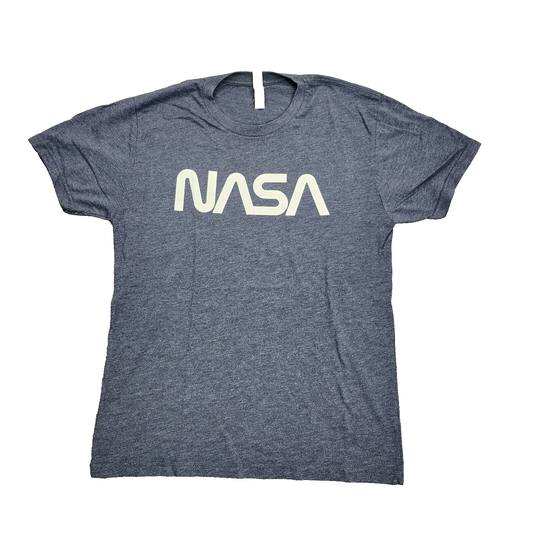 Next Level NASA T-Shirt with White Logo Tri-Blend Size Medium