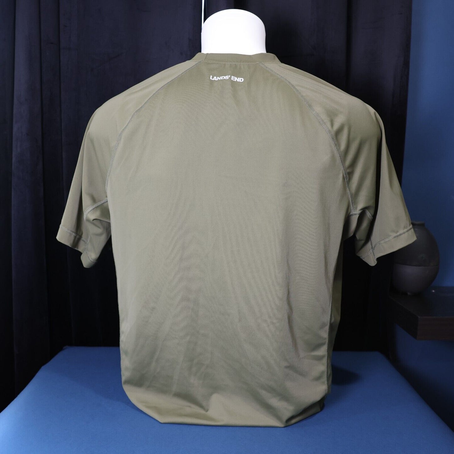 Lands End Athletic Shirt Green Size Large