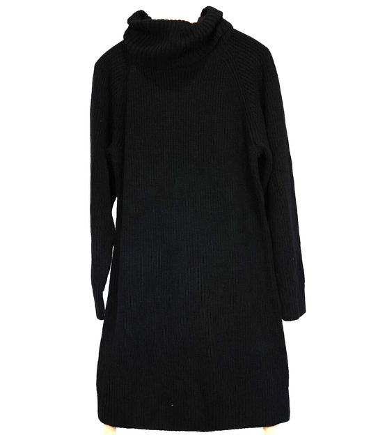 INC International Concepts knit sweater dress black size L NWT