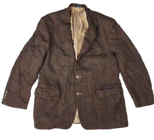 Bill Blass Black Label Brown Wool Blazer size 40