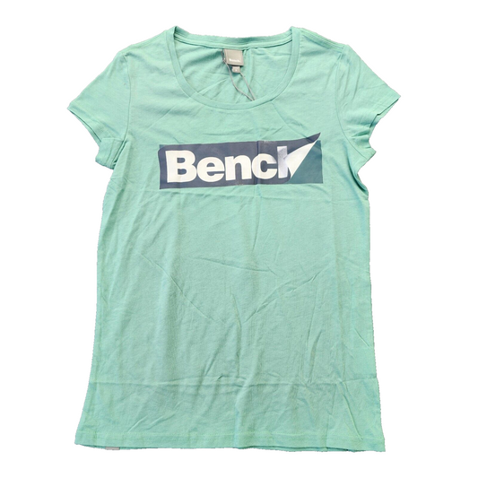 Bench Urban Wear Womens T-Shirt Size Small Blue/Green