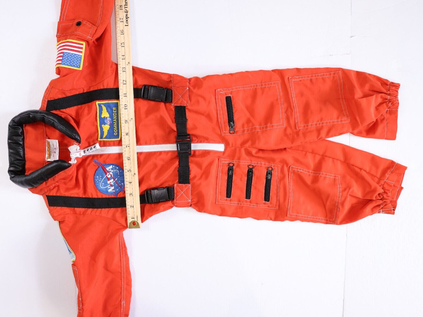 Get Real Gear Dress Up For Kids aeromaxtoys Astronaut Orange Suit Size 2-3