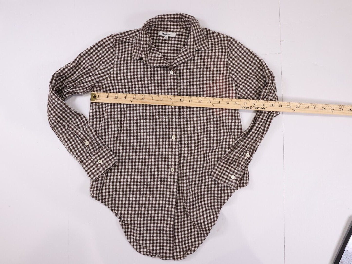 J Crew Maxwell checked button up shirt (Size XS)