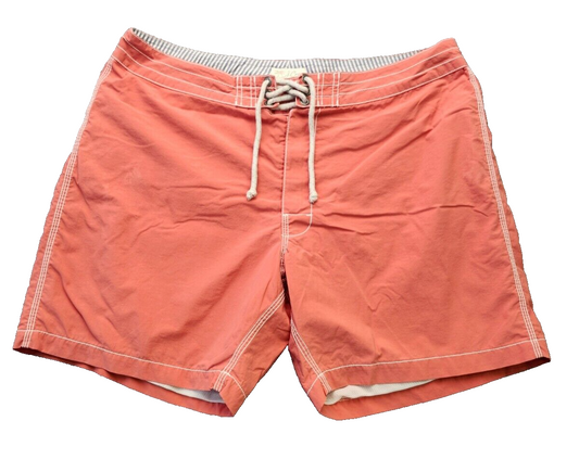 J crew original swimwear Red mens swin trunks size 36