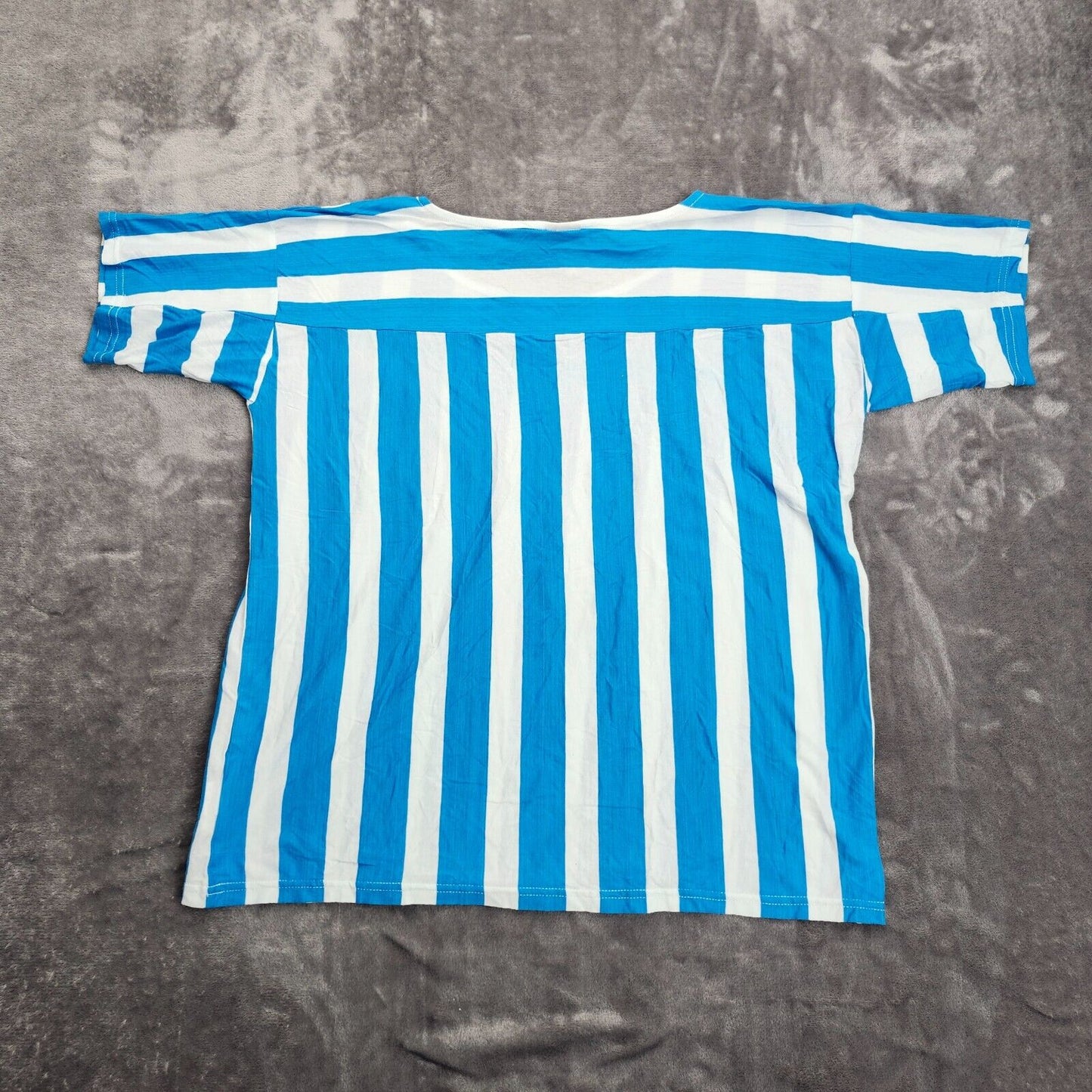 Bench Urban Wear Womens Striped Blue and White Shirt Size Small