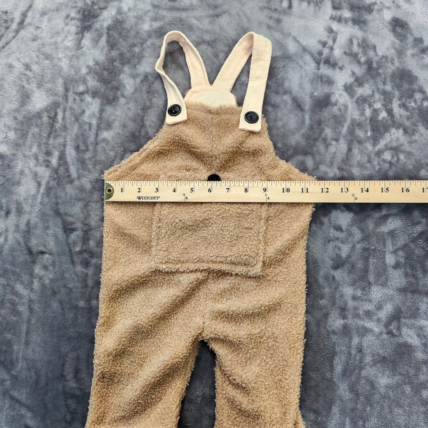 Kids Overall Warm Suspender Baby Trousers Boy Fleece Girls Pants Toddler 12-24T