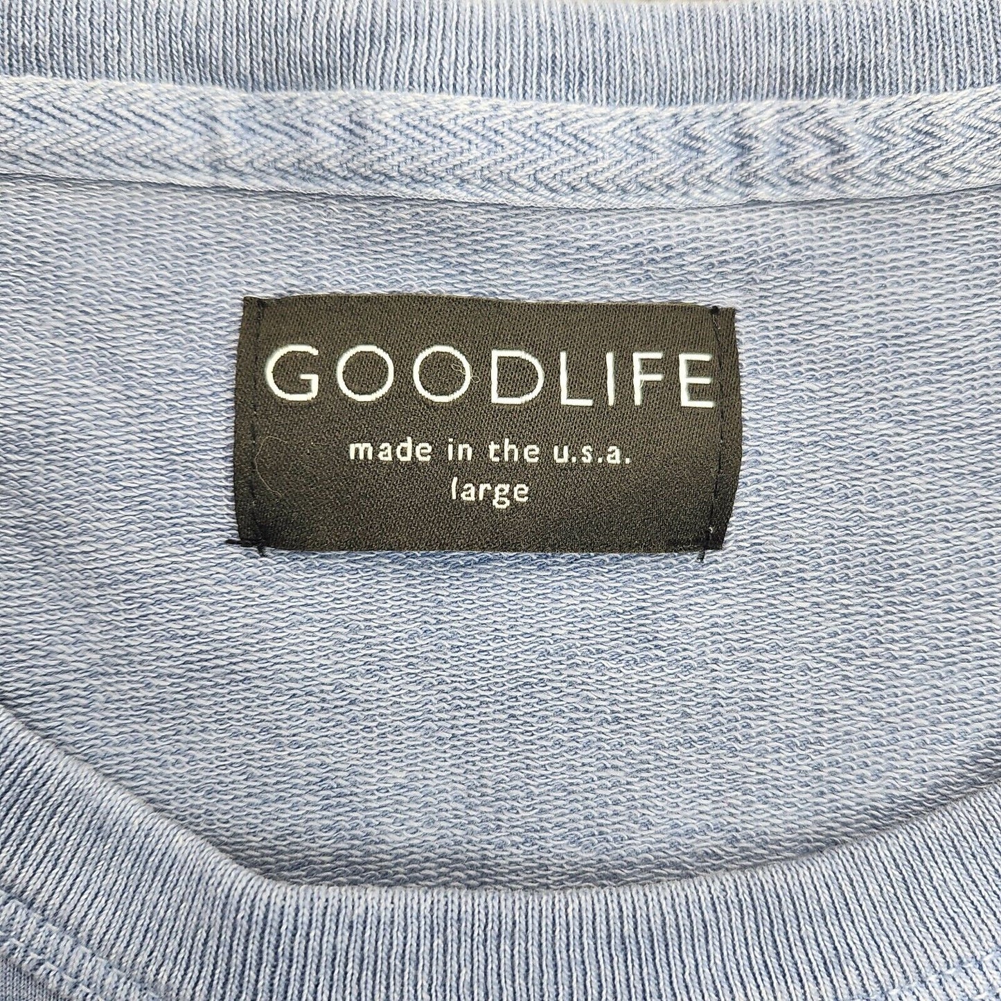 Goodlife Clothing Short-Sleeve Sun-Faded Terry Crew Large