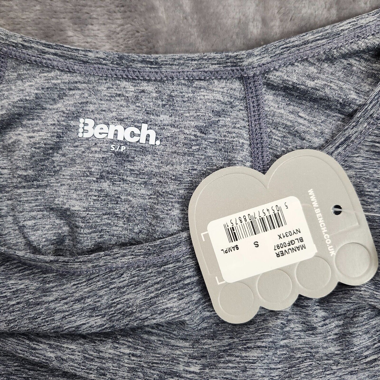 Bench Urban Wear Womens Gray Scoop neck Tank Top Size Small