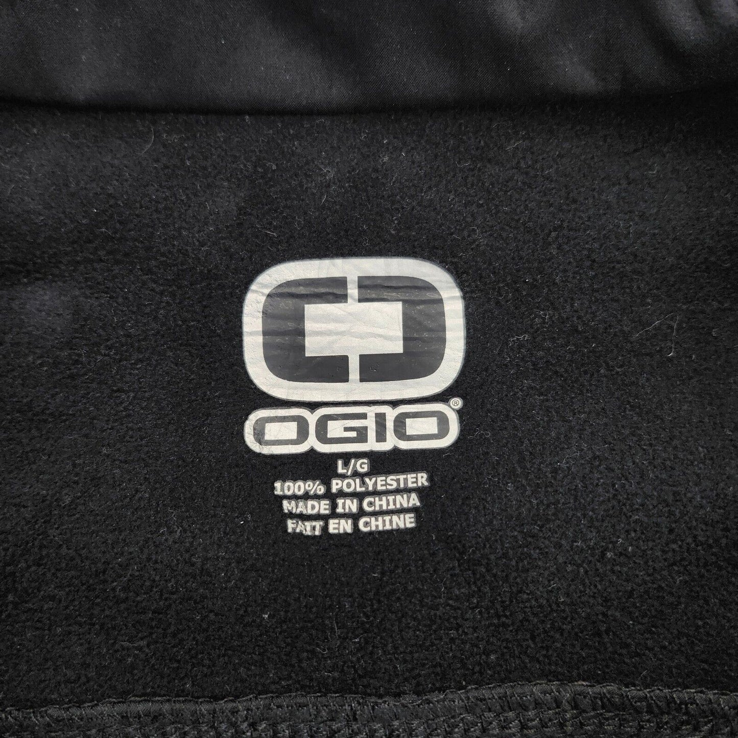 OGIO Mens Intake Windbreaker Jacket with BMW logo on sleeve black size large