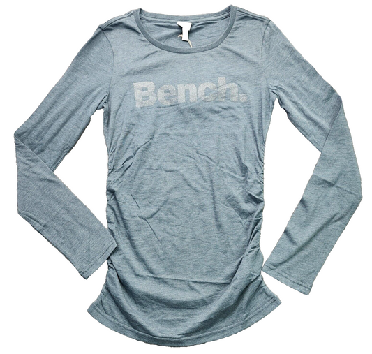 Bench Urban Wear Womens Scoop neck long sleeve Size small Light Blue