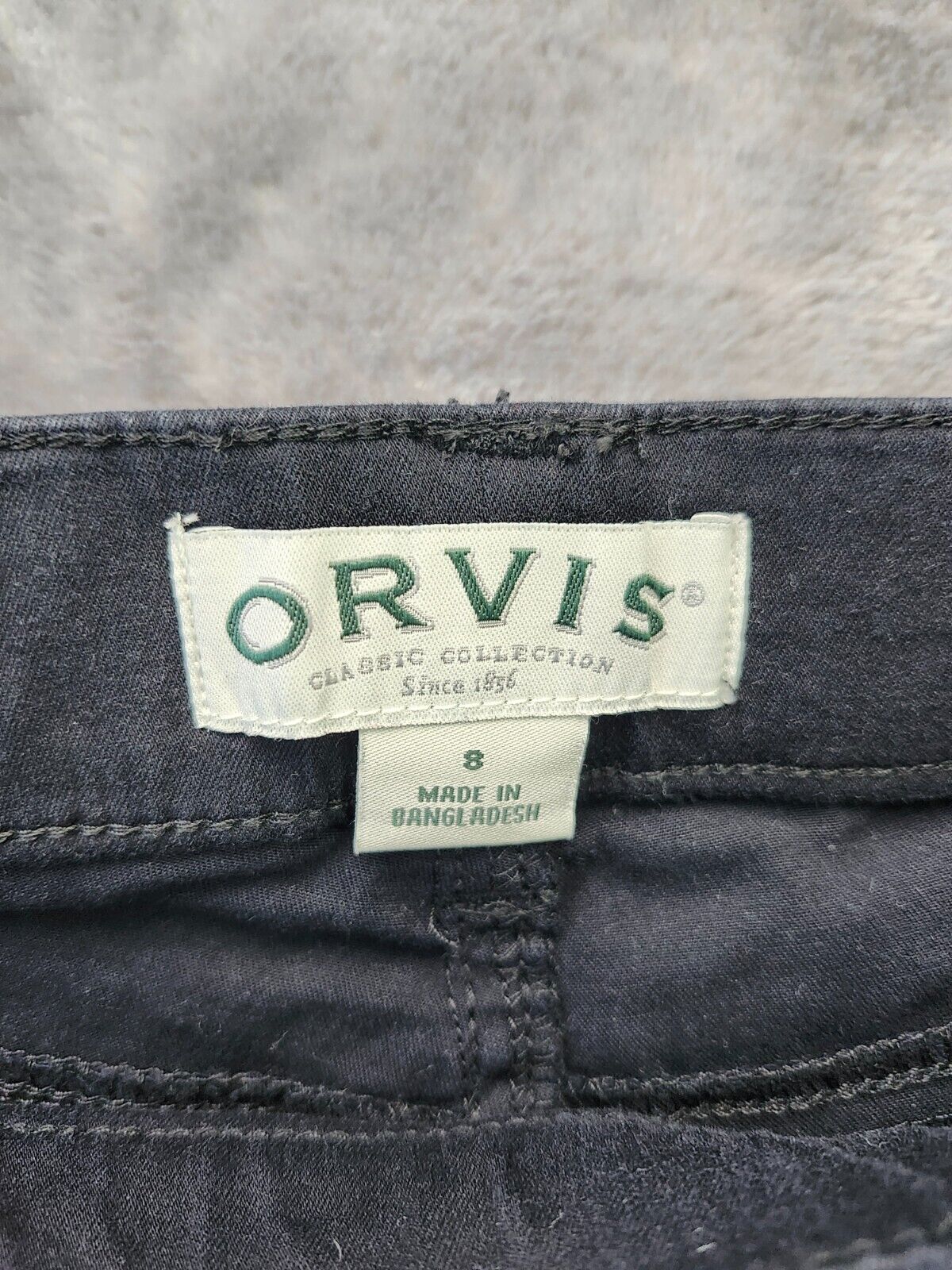 Orvis Classic Collection Stretch Twill Ankle Pant SZ 8