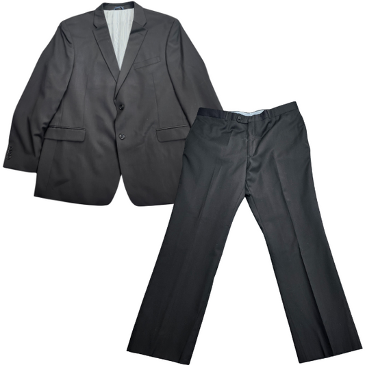 Tommy Hilfiger 100% Wool Suit Set Jacket Size 46 Regular, Pants 40 Regular