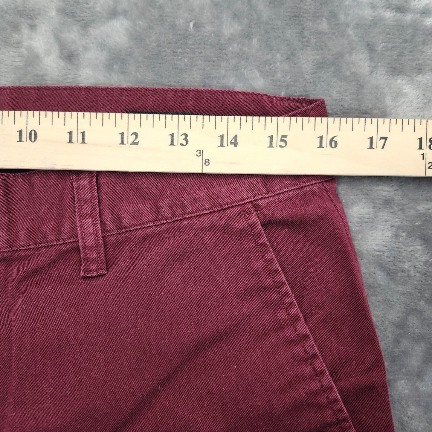 rvca weekend stretch pants burgandy Size 32