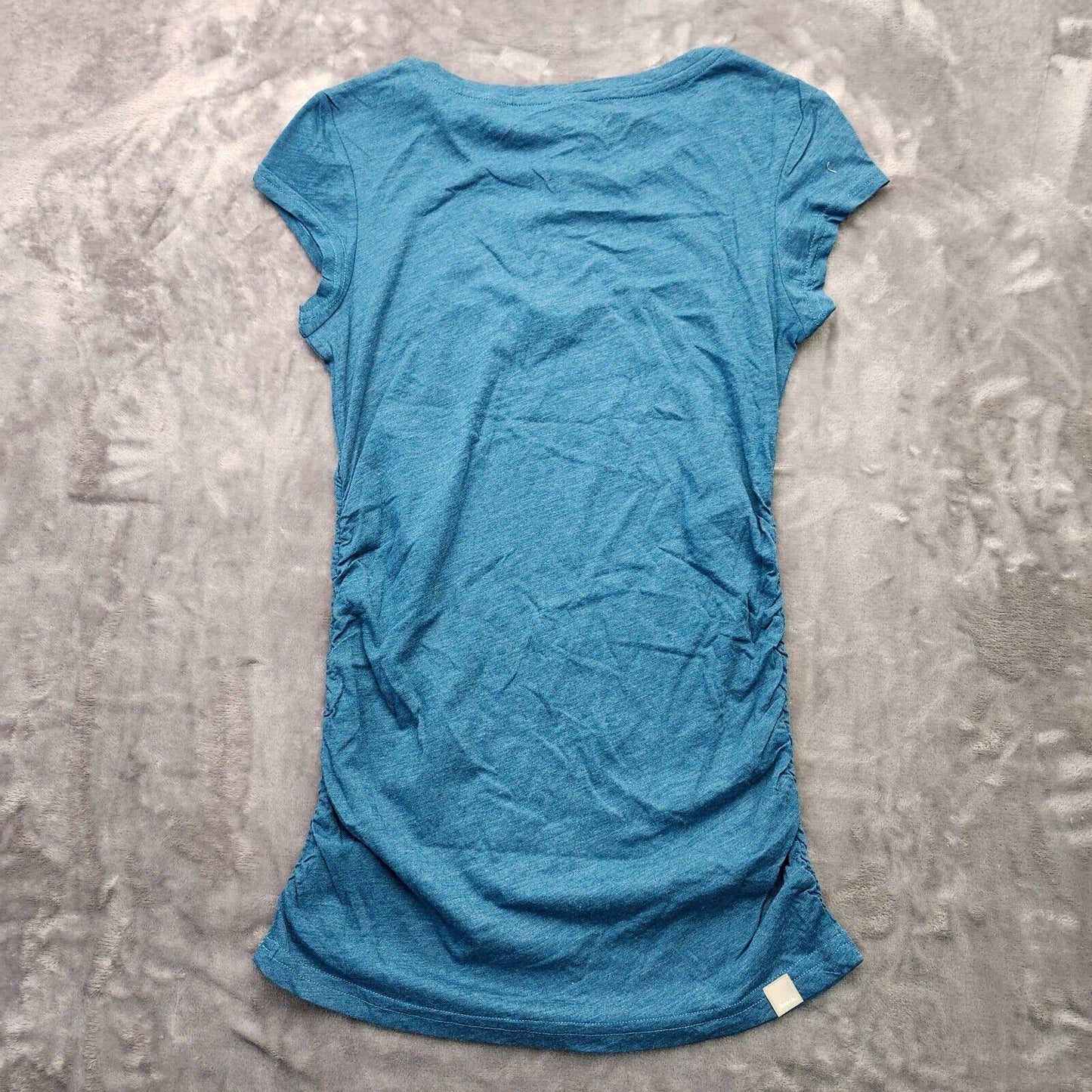 Bench Urban Wear Womens Cap Sleeve T-Shirt Bright Blue Size Small