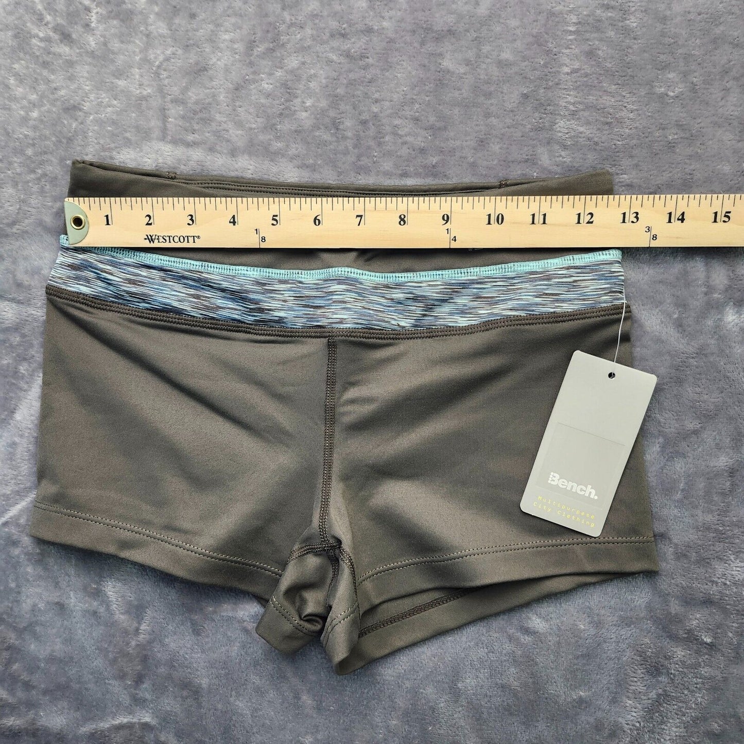 NWT Bench Urban Wear Womens Active shorts Size Small Blue/Green