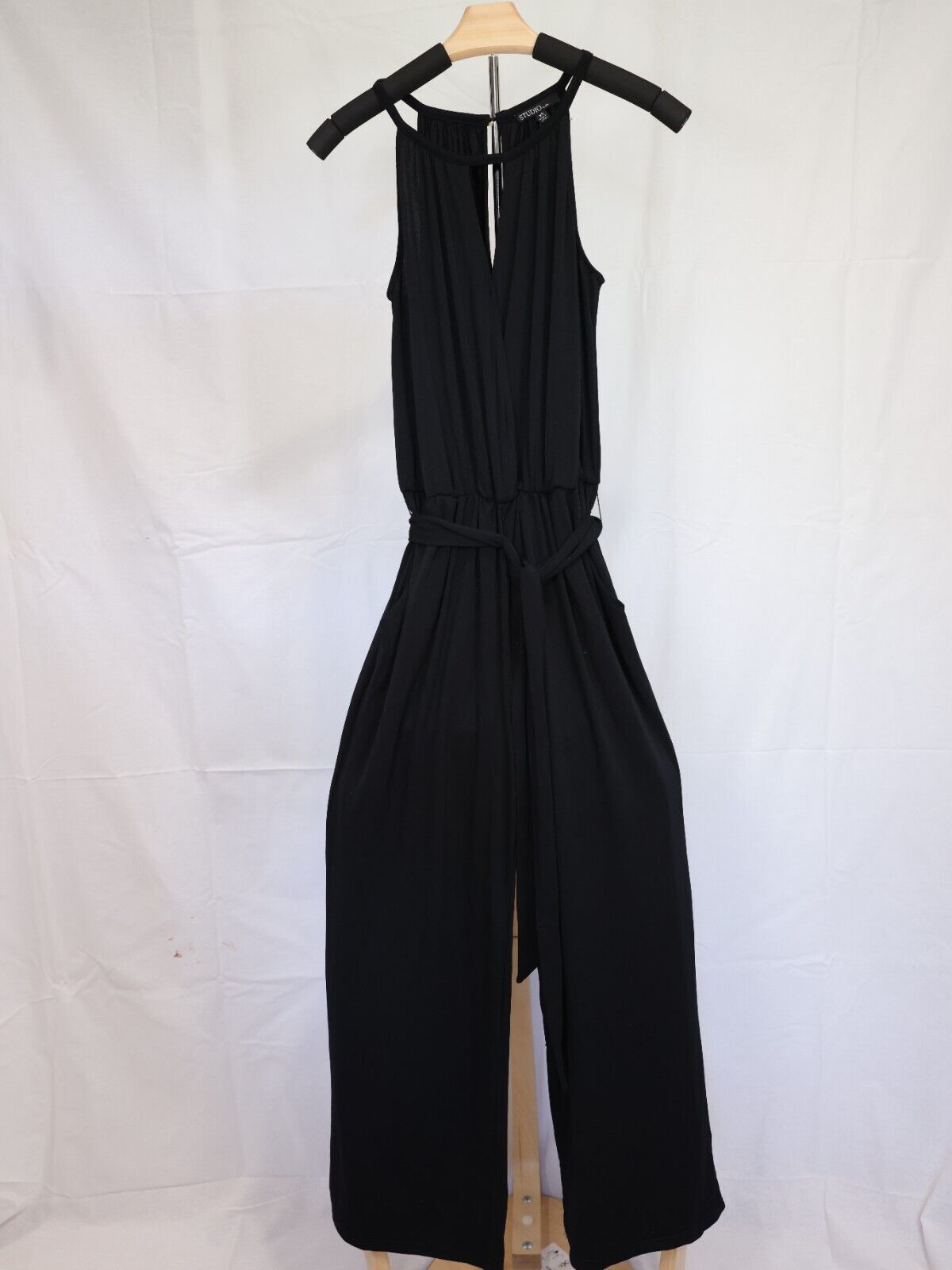 NWT Jpr Studio Women's Tie-Waist Halter Jumpsuit Size XS