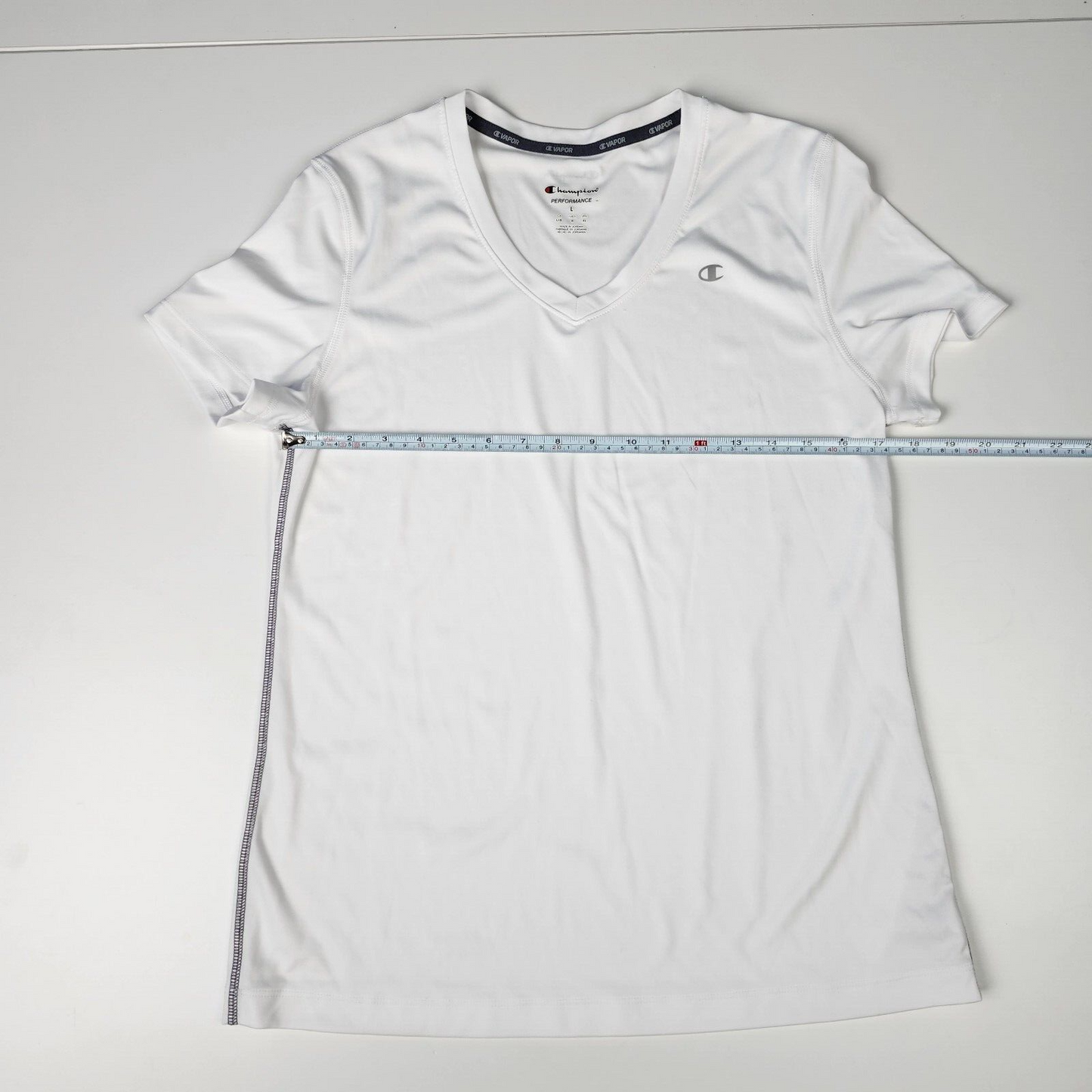 Champion performance white tee shirt large