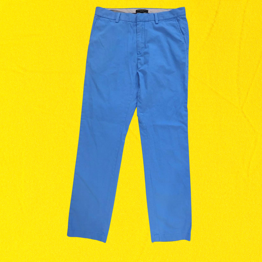 Banana Republic Alden Chino 33x34 Blue Cotton Pants