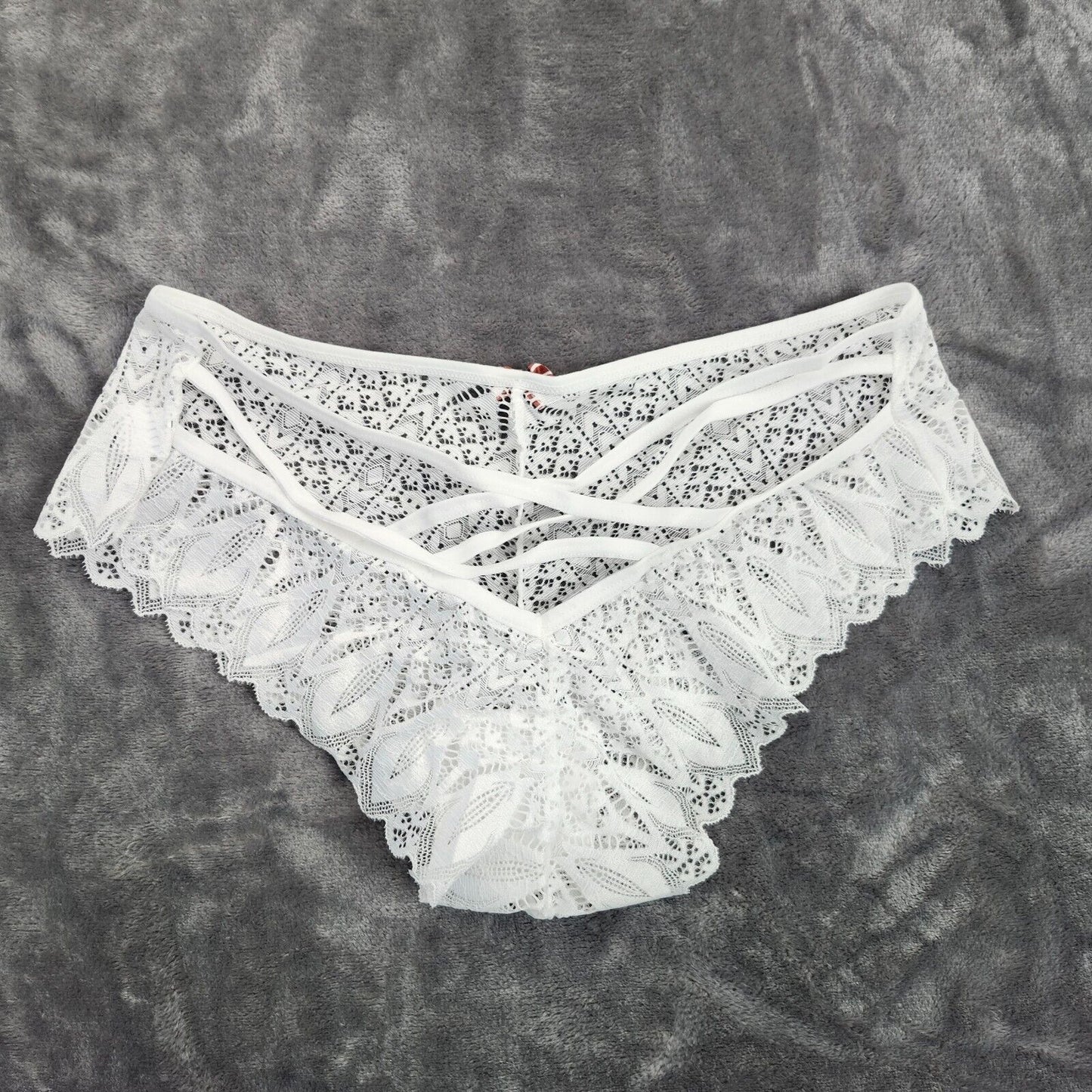 Panties for Women Crochet Lace Lace Up Panty Lingerie Plus Size XL