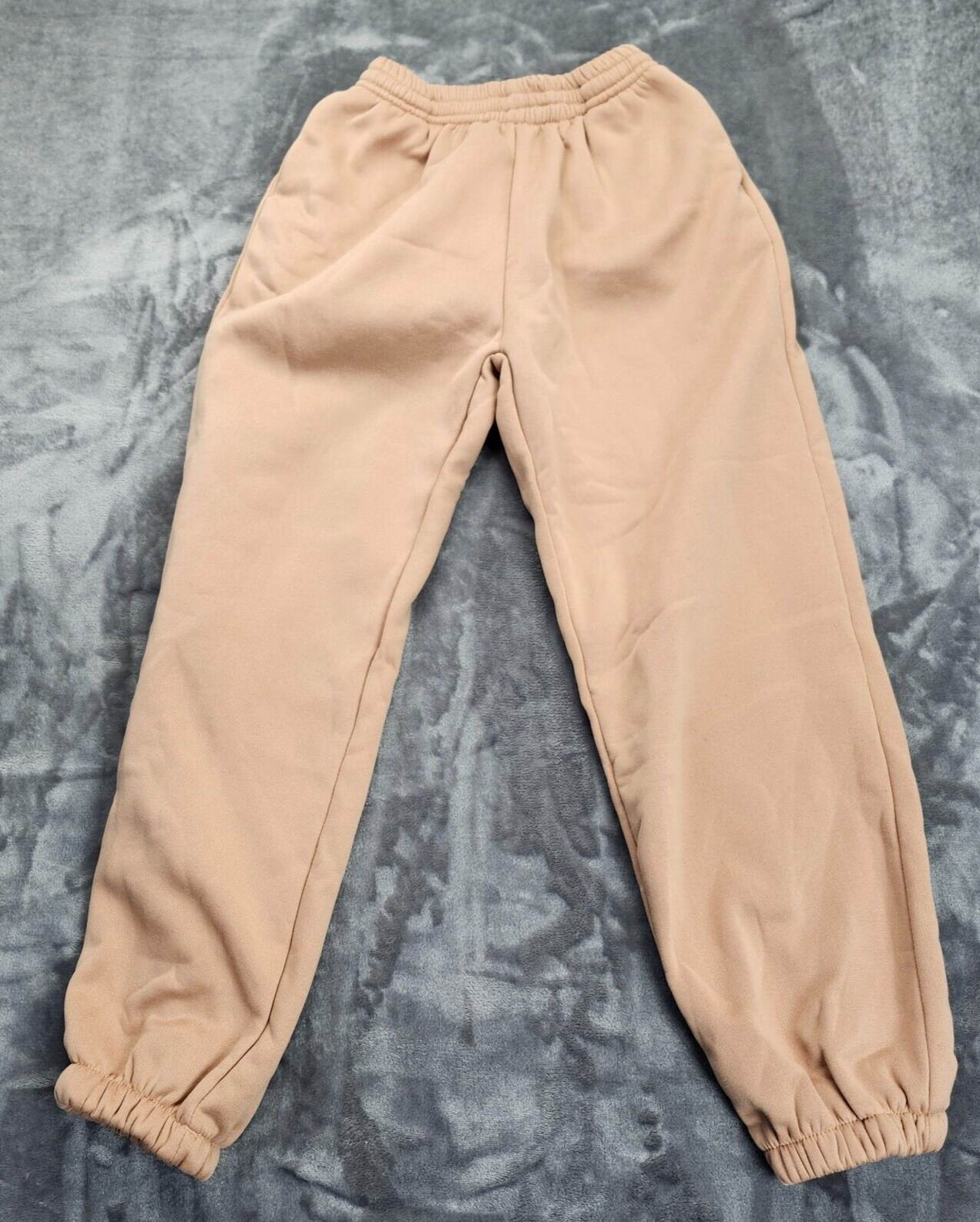 Womens Long Fleece Tracksuit Sweatshirt & Pants Peach XL