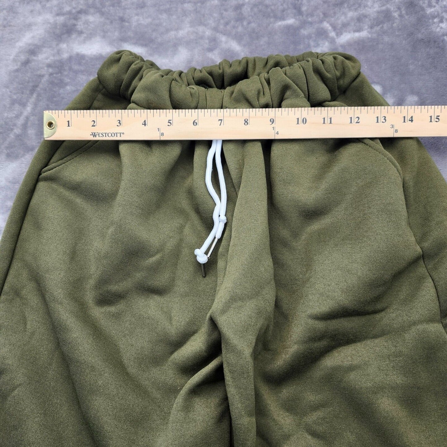 Womens Long Fleece Tracksuit Sweatshirt & Pants Green XL