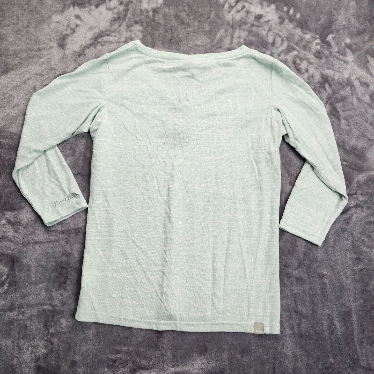 Bench Urbanwear Womens 3/4 sleeve mint green sweater size Small