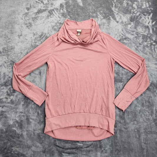 NWT Bench Urban Wear Womens Long Sleeve Light Pink Cowl Neck