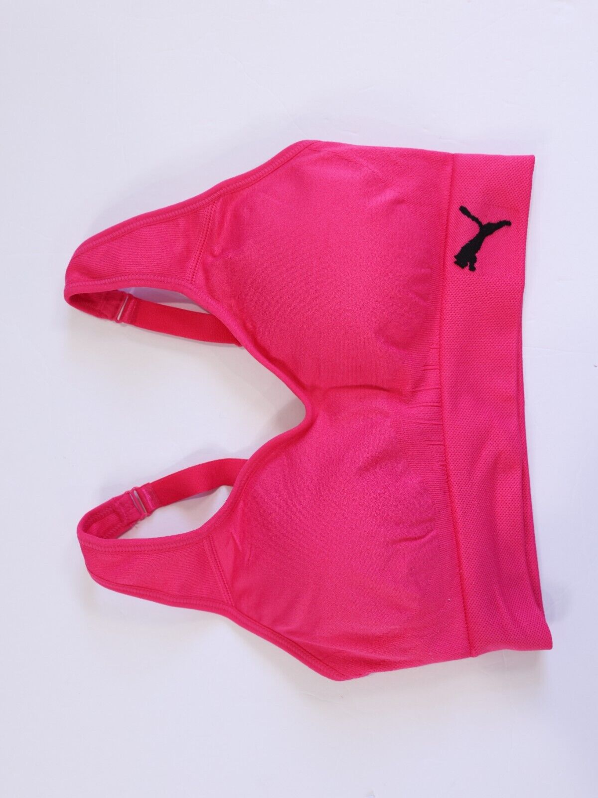 New PUMA Women's 2 Pack Sports Bras Size S Pink/Black Seamless NWOT