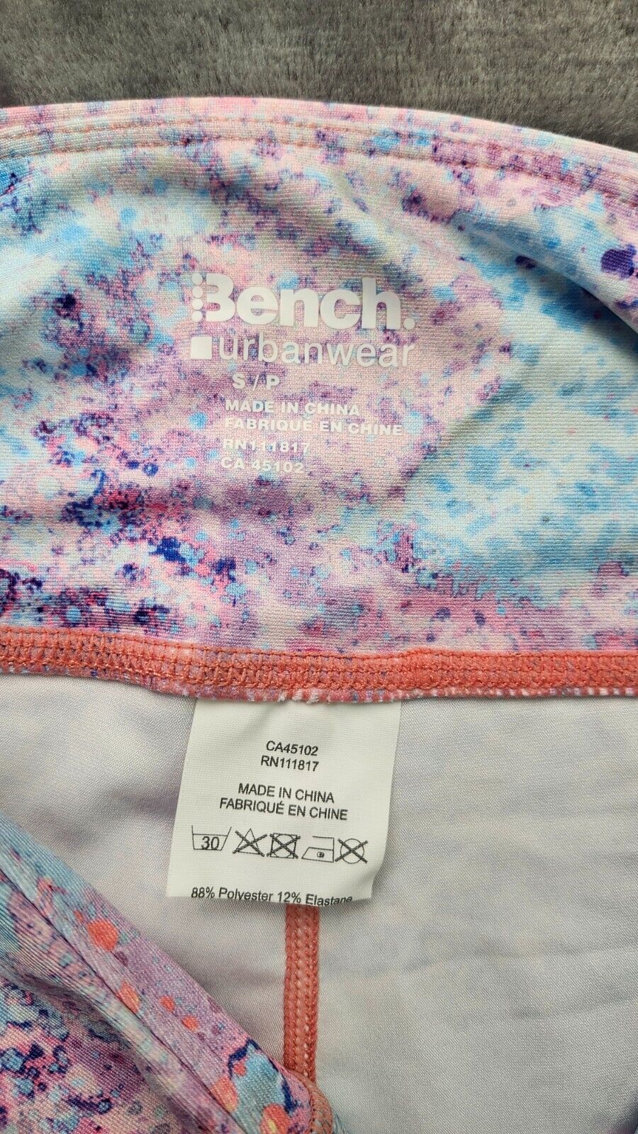 NWT Bench Urban Wear Womens Yoga pants Size Small Pastel