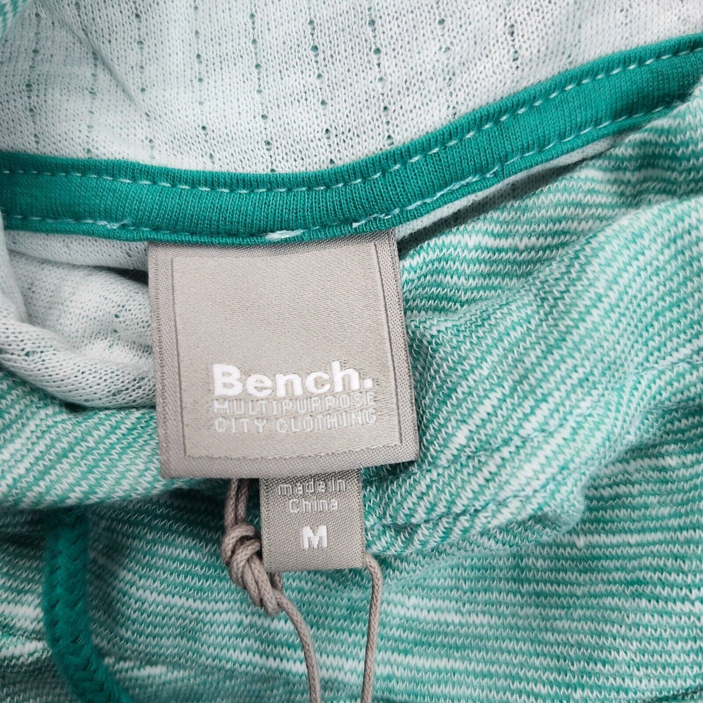 Bench Urbanwear Womens Teal Hoodie with logo Size Medium