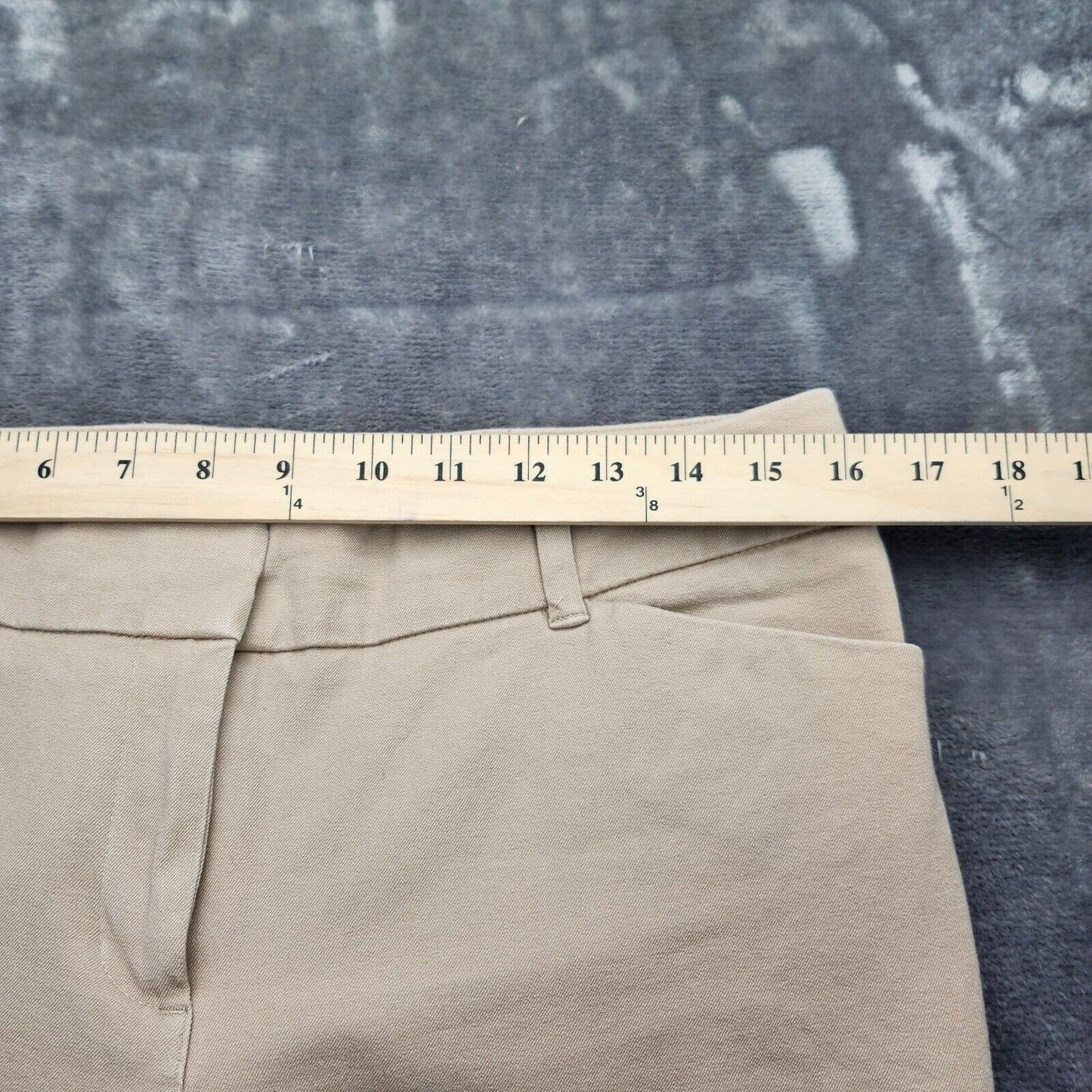 New York & Co. Stretch Dress Pants Womens Size 8 Beige Straight Fit