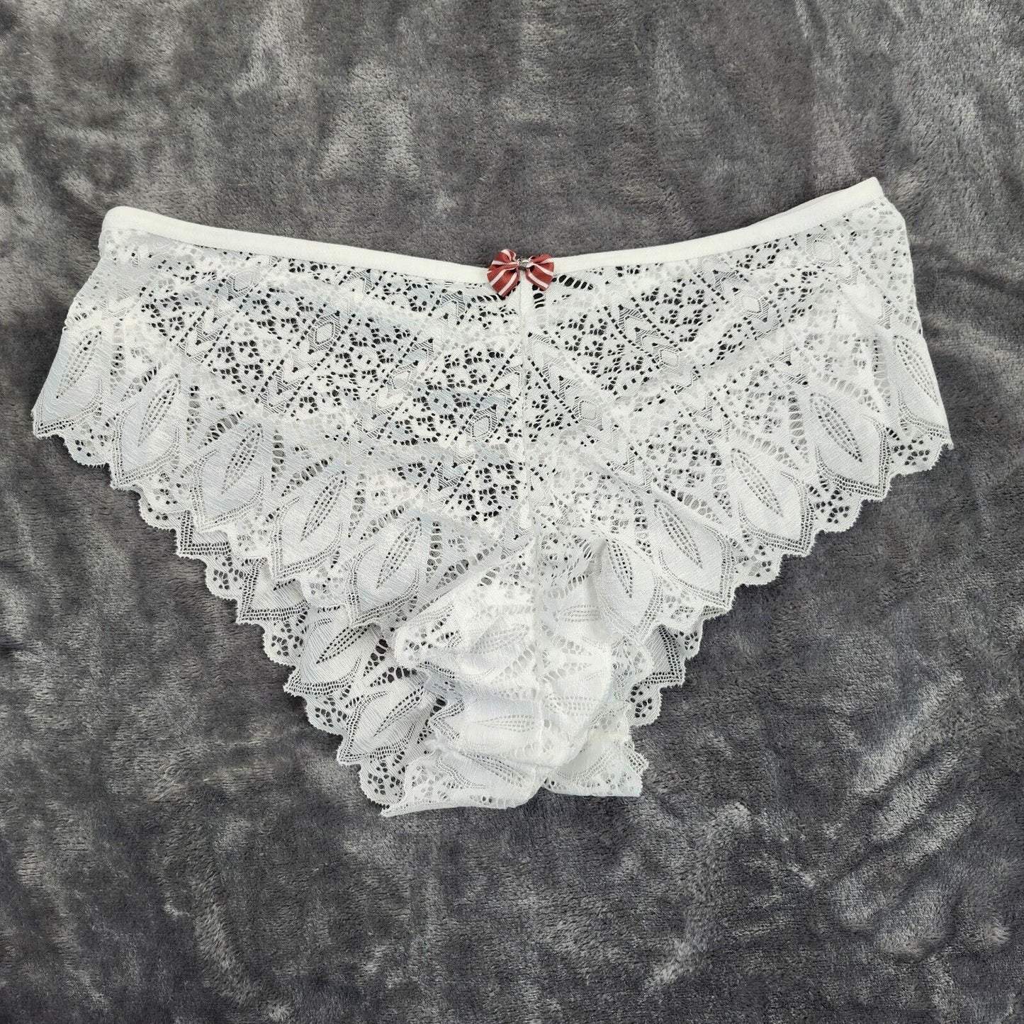 Panties for Women Crochet Lace Lace Up Panty Lingerie Plus Size XL